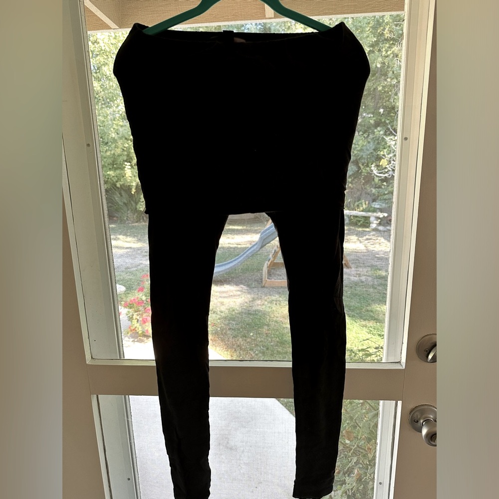All Saints Raff leggings with attached mini skirt size Medium